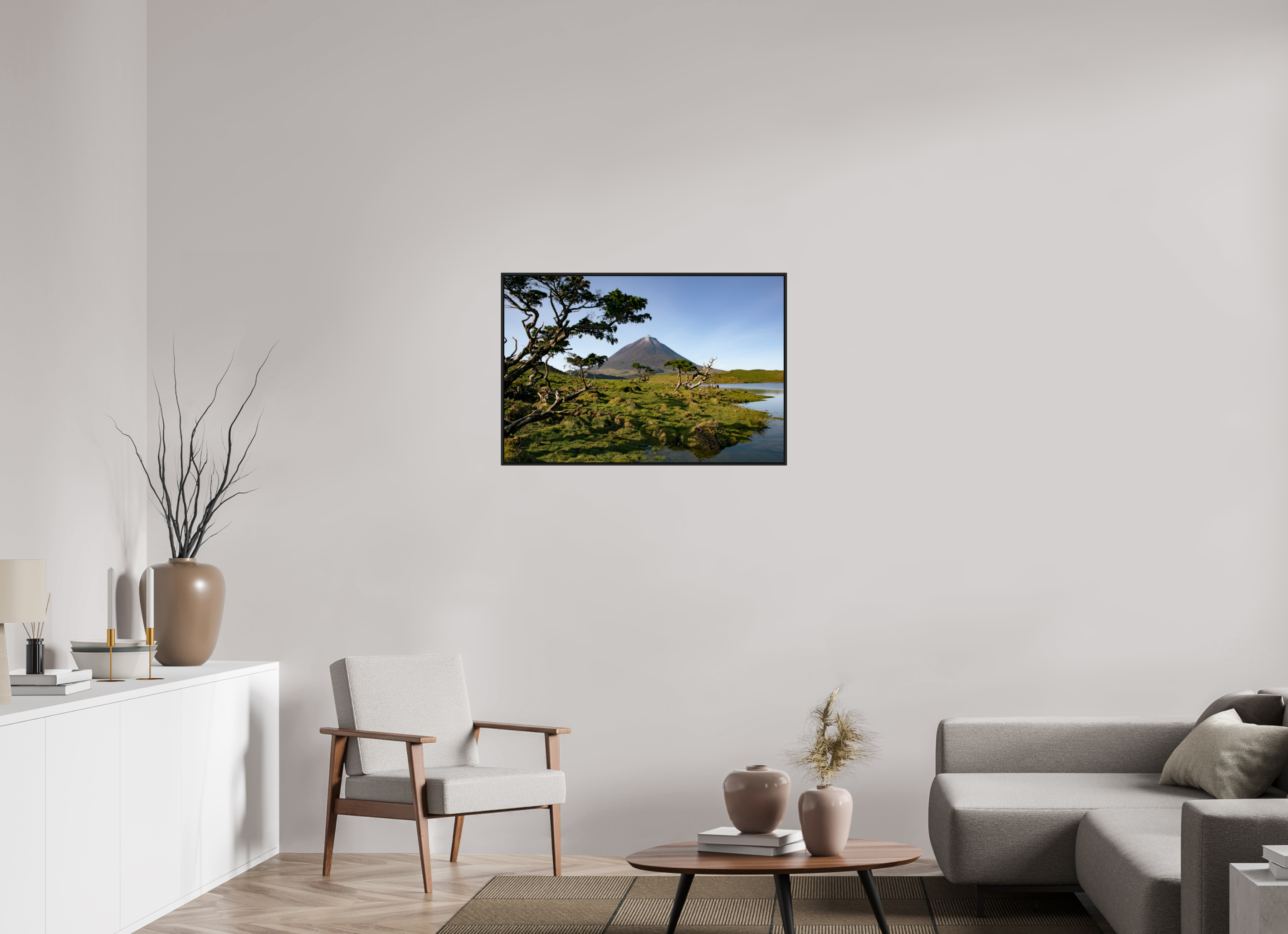 90 x 60 cm, MJ FineArt | Basel 6mm | Hahnemühle Baryta Atlantis Rising: Mount Pico