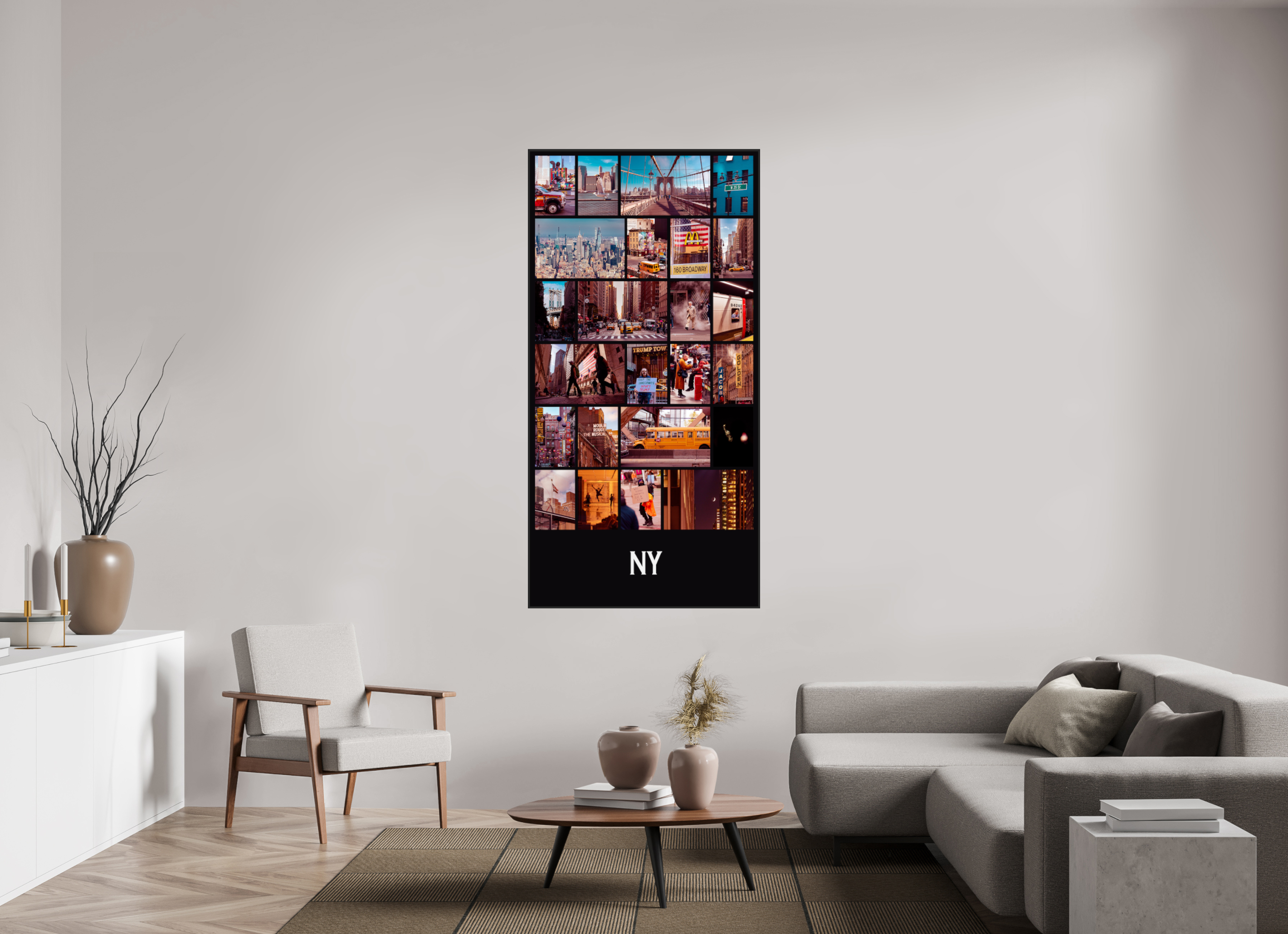 90 x 180 cm, MJ FineArt | Basel 6mm | Hahnemühle Baryta New York City - A Mosaic of Decisions