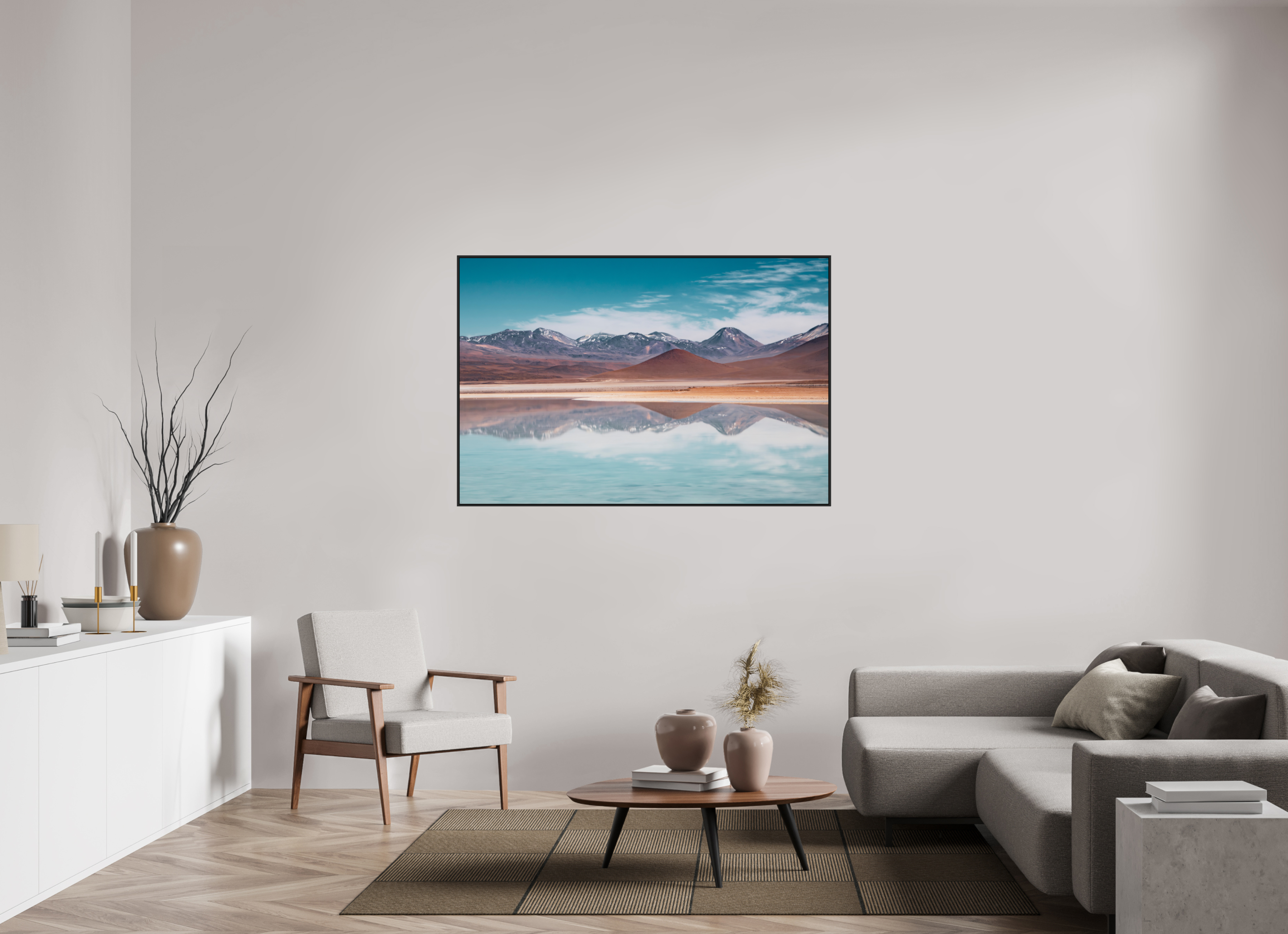 150 x 100 cm, MJ FineArt | Basel 6mm | Hahnemühle Baryta The Altiplano Mirror